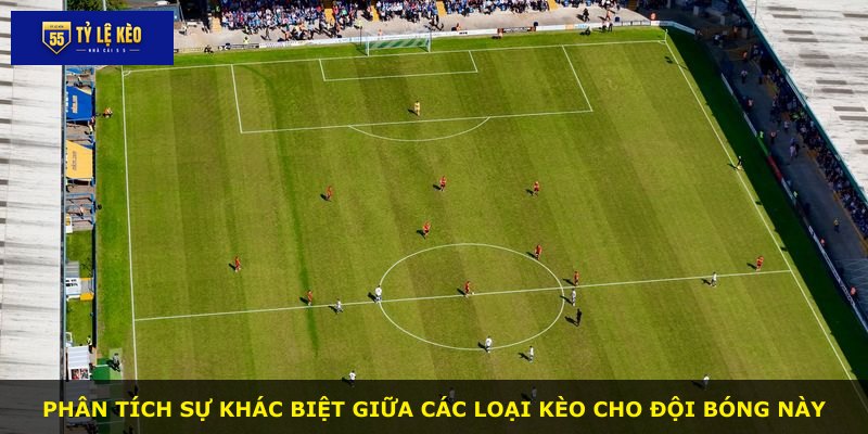 Phân tích sự khác biệt giữa các loại kèo cho đội bóng này