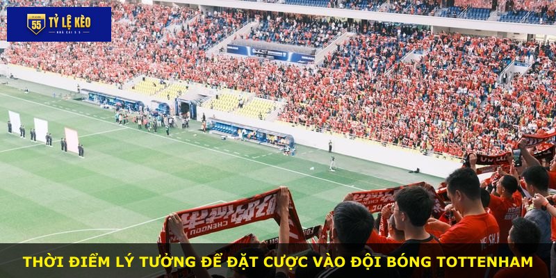Thời điểm lý tưởng để đặt cược vào đội bóng Tottenham